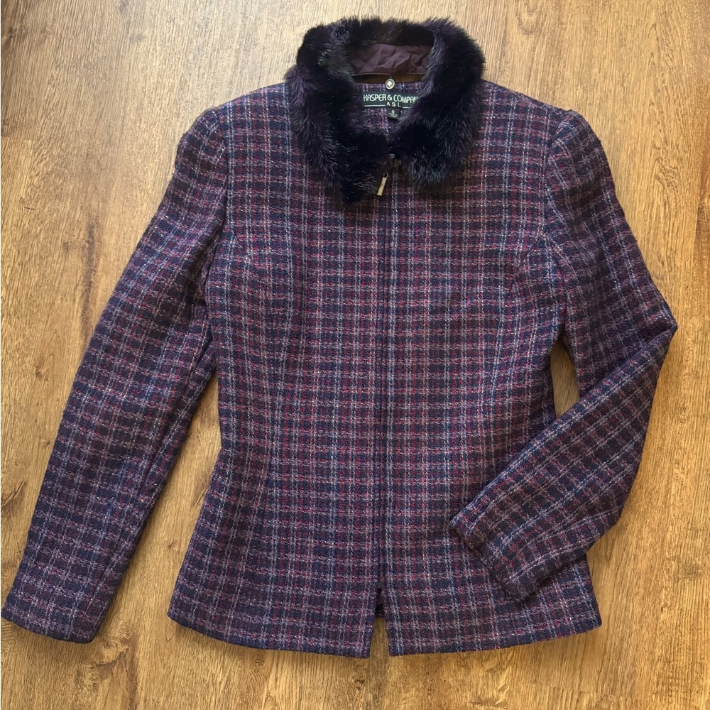 Vintage Faux Fur Blazer